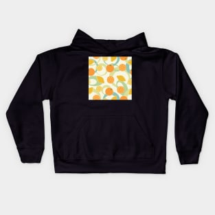 Patterned Oranges and Lemons Kids Hoodie